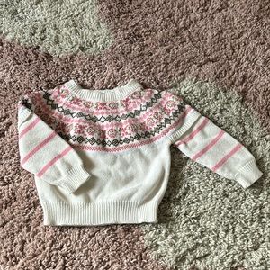 Old navy 12-18m fair isle sweater